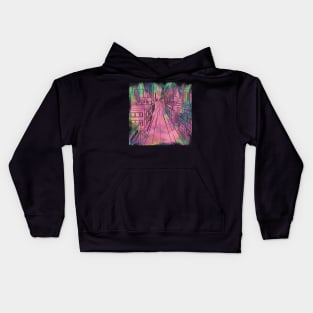 City buildings Kids Hoodie